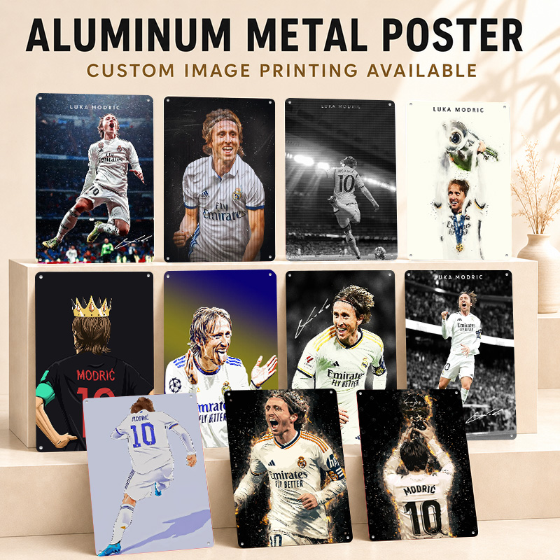 Home Gym Yes Or No - Luka Modrić Aluminum Posters Customized Metal