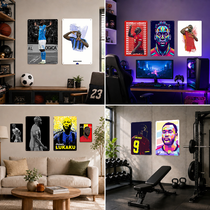 Romelu Lukaku Printed Posters  - огляд і ціна Home Gym Yes Or No