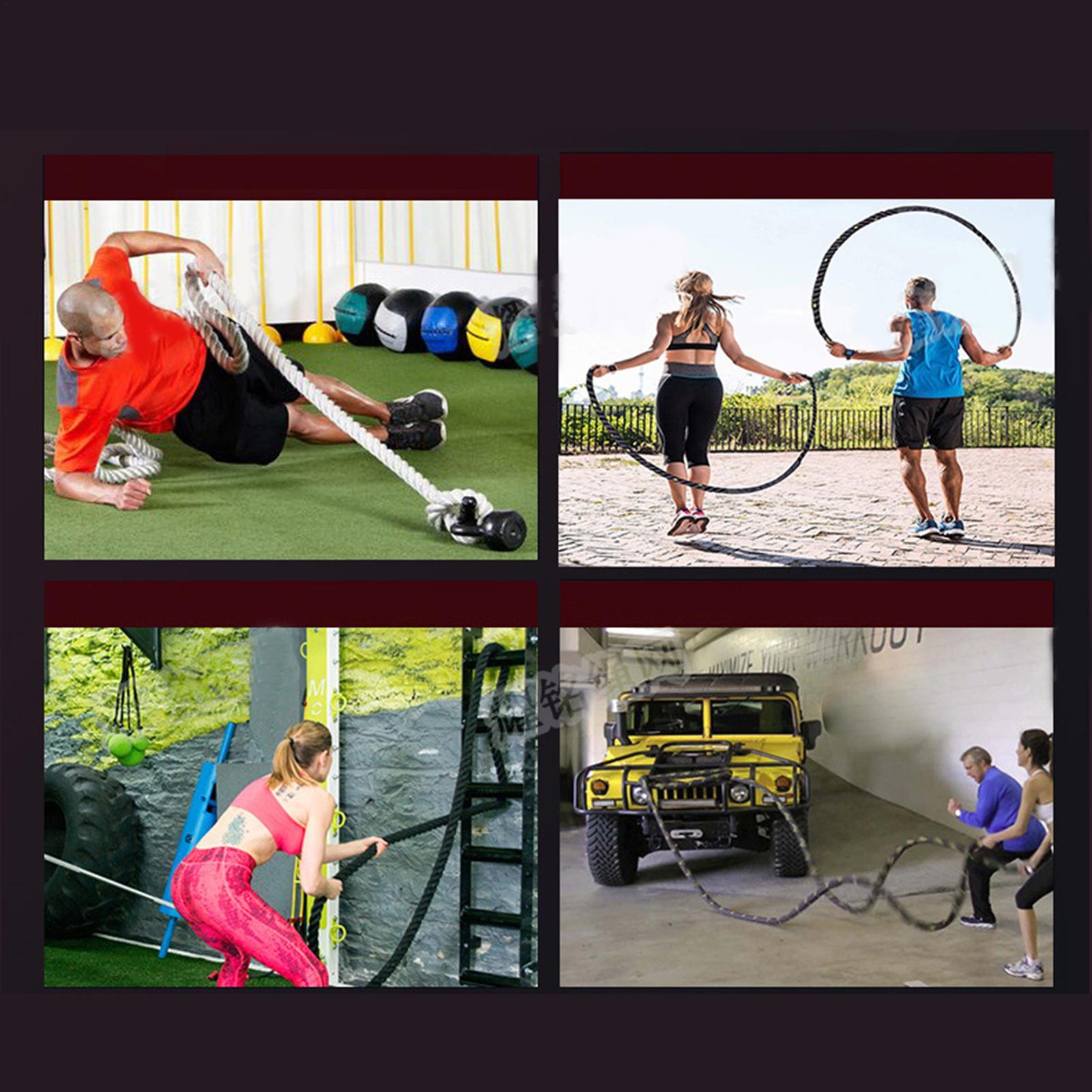 Heavy Skipping Rope Fitness Bo - огляд і ціна Battle Rope Heavy