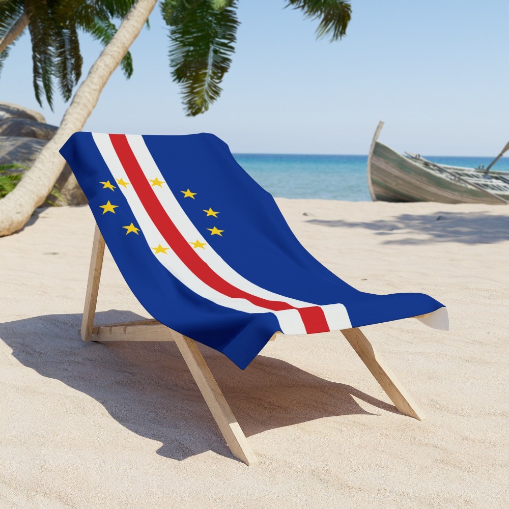 Cape Verde Flag Beach Towel Fo - огляд і ціна Sauna Home Gym