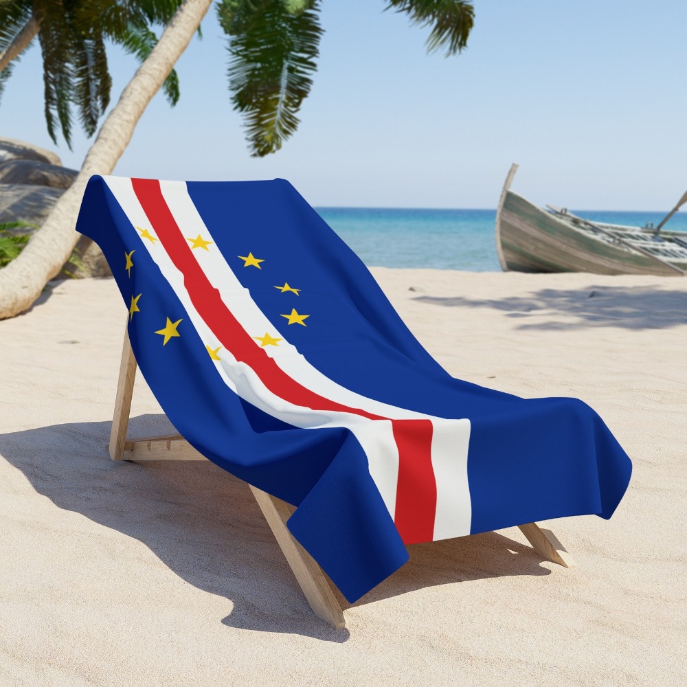 Cape Verde Flag Beach Towel Fo - огляд і ціна Sauna Home Gym