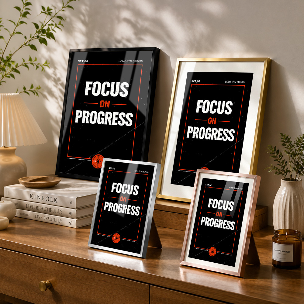 Focus On Progress Gym Motivati - огляд і ціна Home Gym On Wall