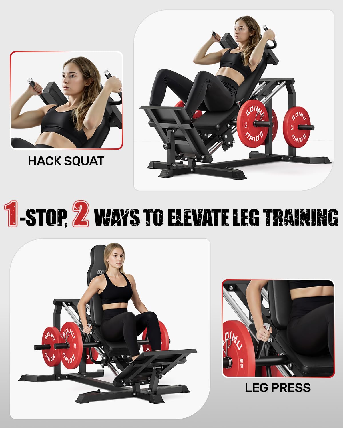 L5 Leg Press Hack Squat Machin - огляд і ціна Leg Press Machine