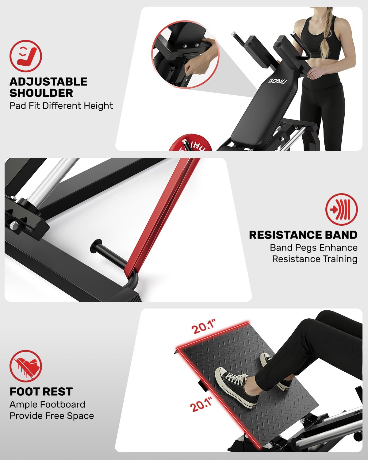 L5 Leg Press Hack Squat Machin - огляд і ціна Leg Press Machine