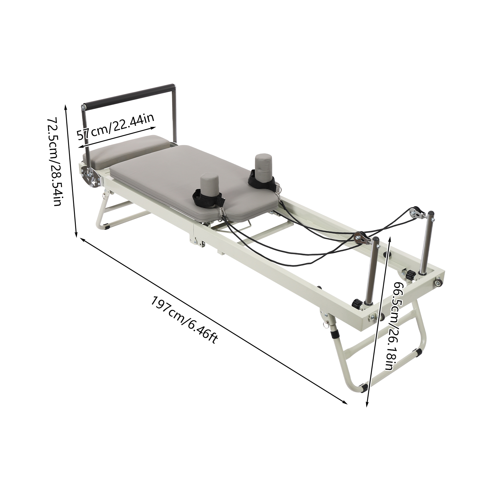 Grey Modern Folding Pilates Ma - огляд і ціна Home Gym Training Program