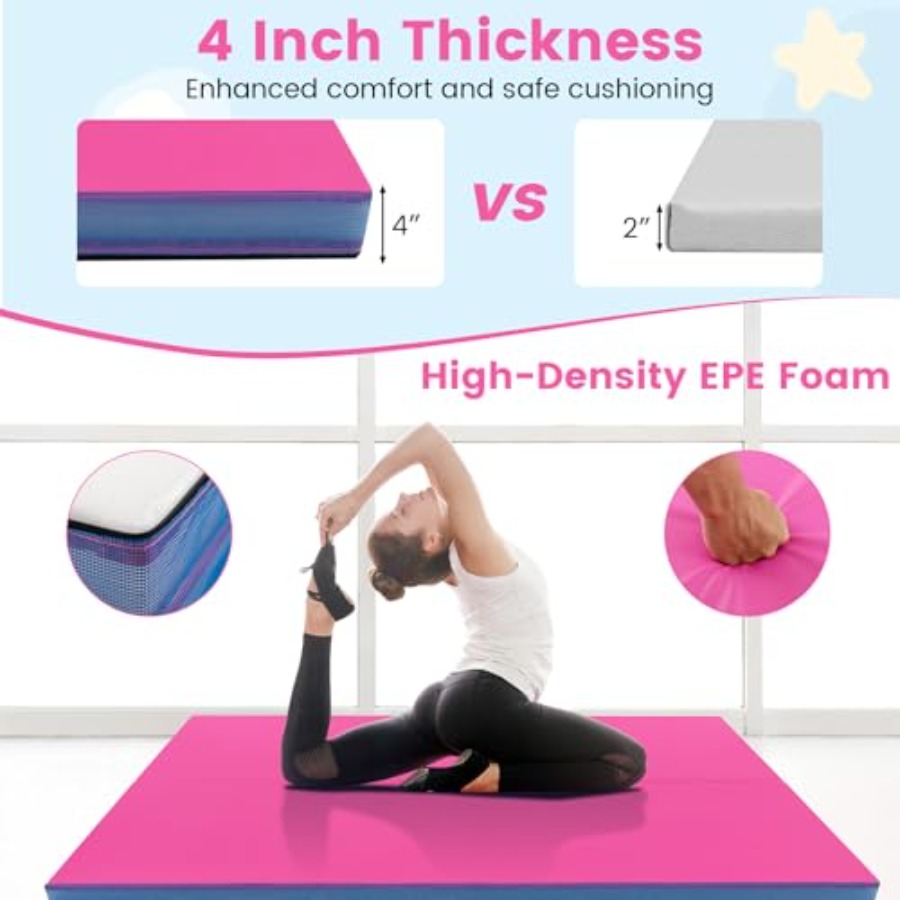 Home gym mat for aerobics yoga - огляд і ціна Home Gym Yoga Mat