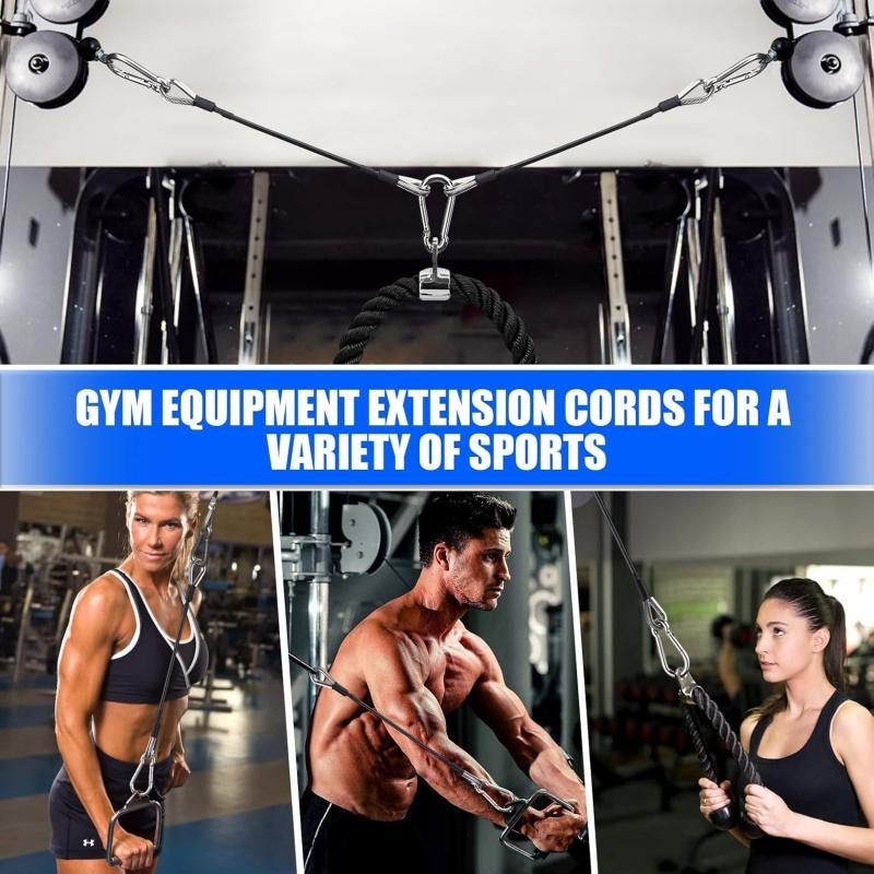 1/2 pcs gym cable extension co - огляд і ціна Home Gym Lat Pulldown Machine