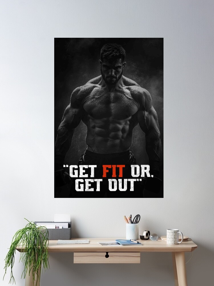 Get Fit OR Get Out GYM Motivat - огляд і ціна Home Gym Yes Or No