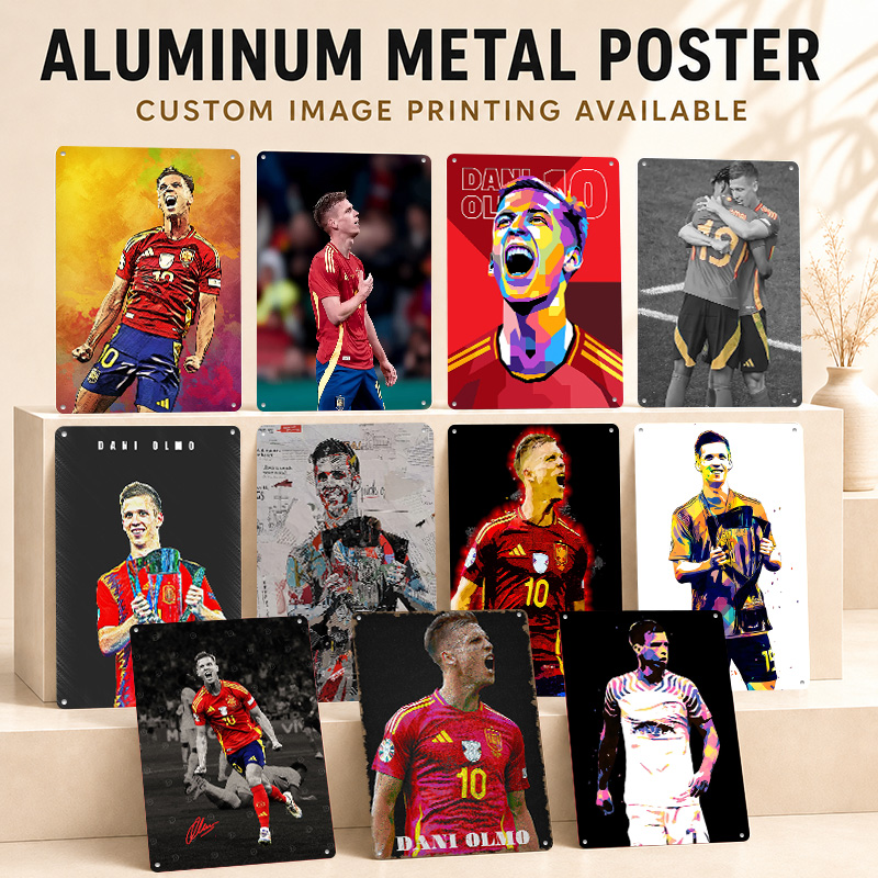 Dani Olmo Textured Posters Cus - огляд і ціна Home Gym Yes Or No