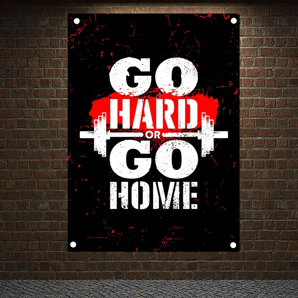 GO HARD OR GO HOME Motivationa - огляд і ціна Home Gym Yes Or No