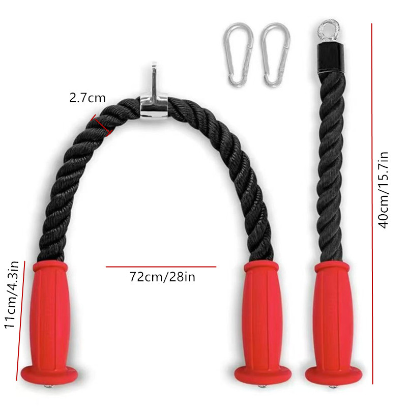 Ergonomic Tricep Ropes Non-Sli - огляд і ціна Home Gym Rig