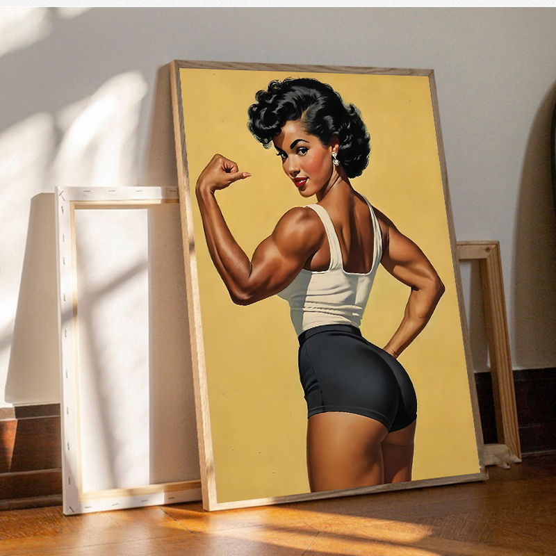 Poster and Print Canvas Painti - огляд і ціна Home Gym On Wall