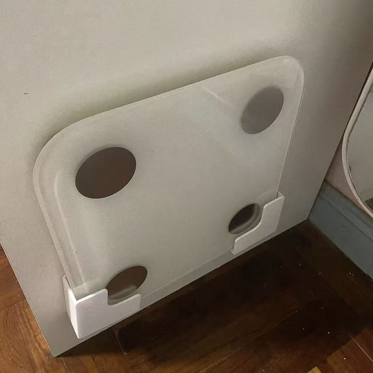 No-Drill Bathroom Storage Rack - огляд і ціна Home Gym On Wall