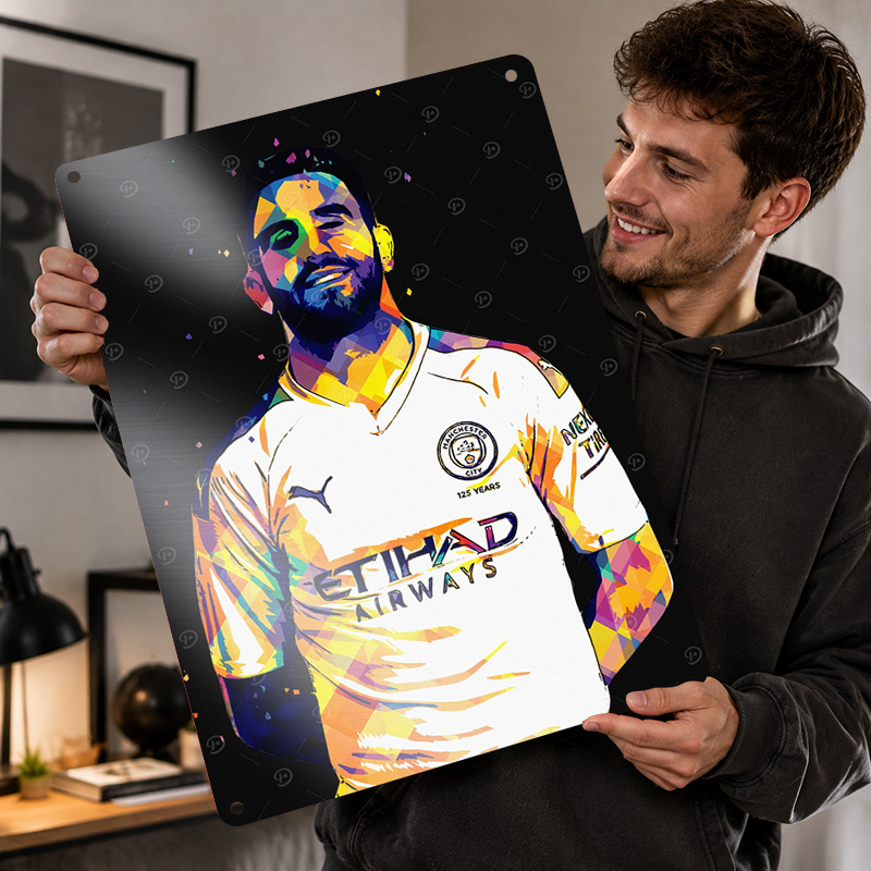 Riyad Mahrez Printed Posters C - огляд і ціна Home Gym Yes Or No
