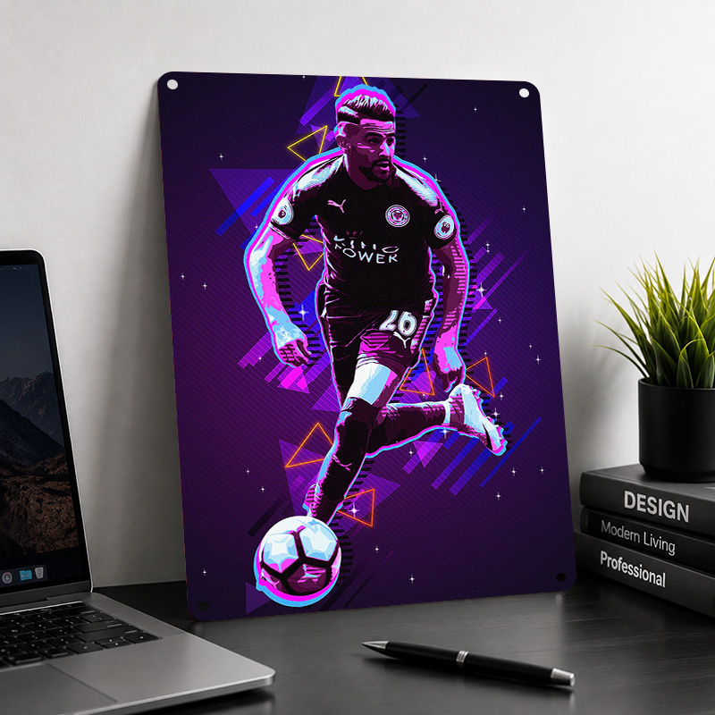 Riyad Mahrez Printed Posters C - огляд і ціна Home Gym Yes Or No