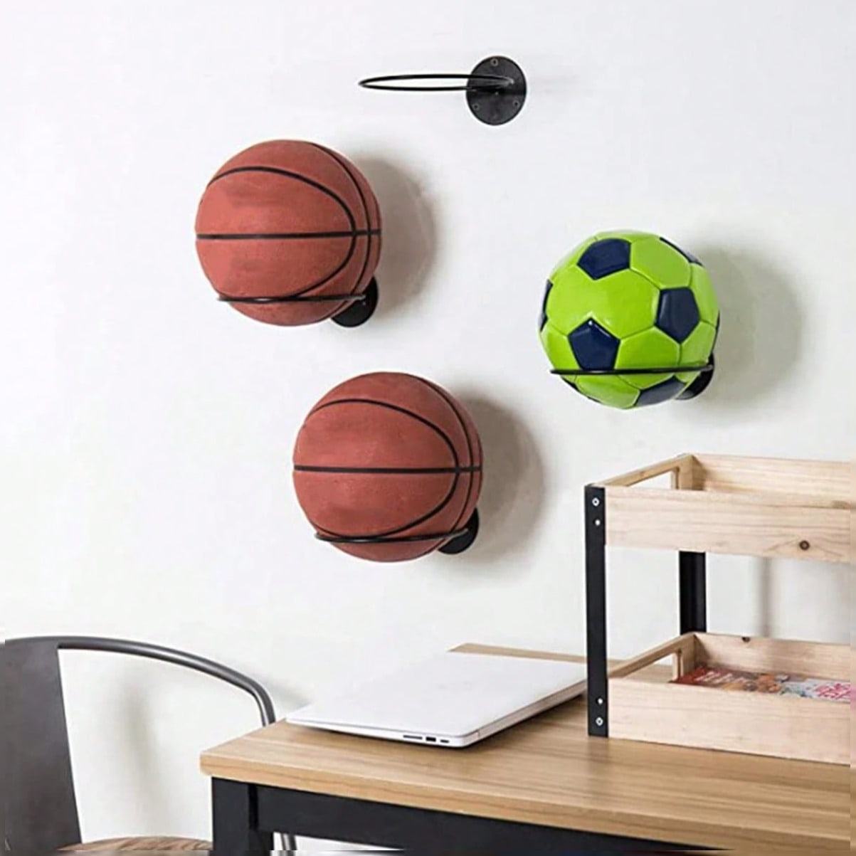 Space Saving Wall Mounted Bask - огляд і ціна Home Gym On Wall