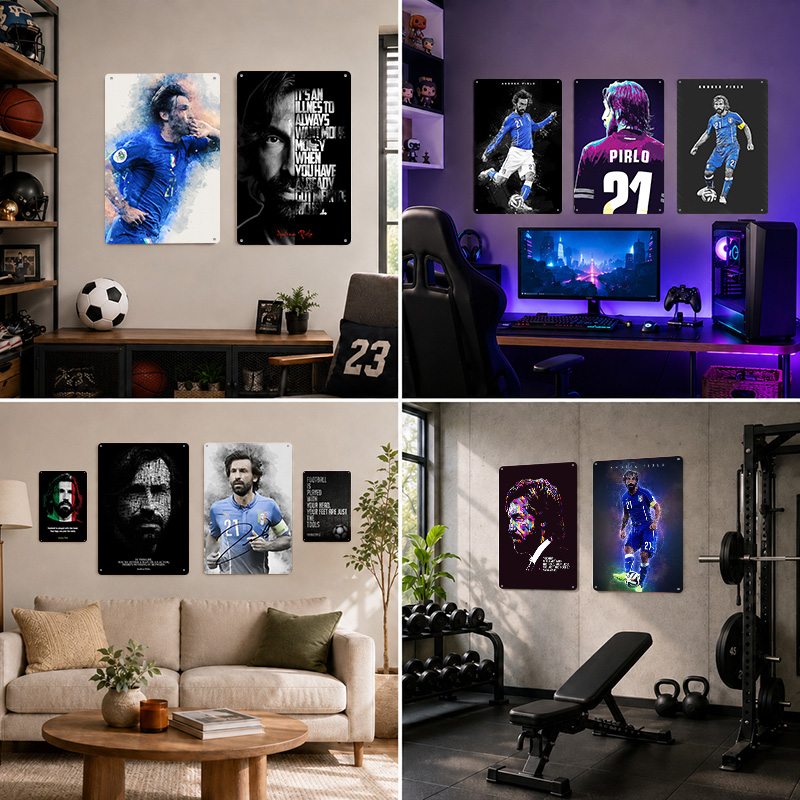 Andrea Pirlo Printed Posters C - огляд і ціна Home Gym Yes Or No