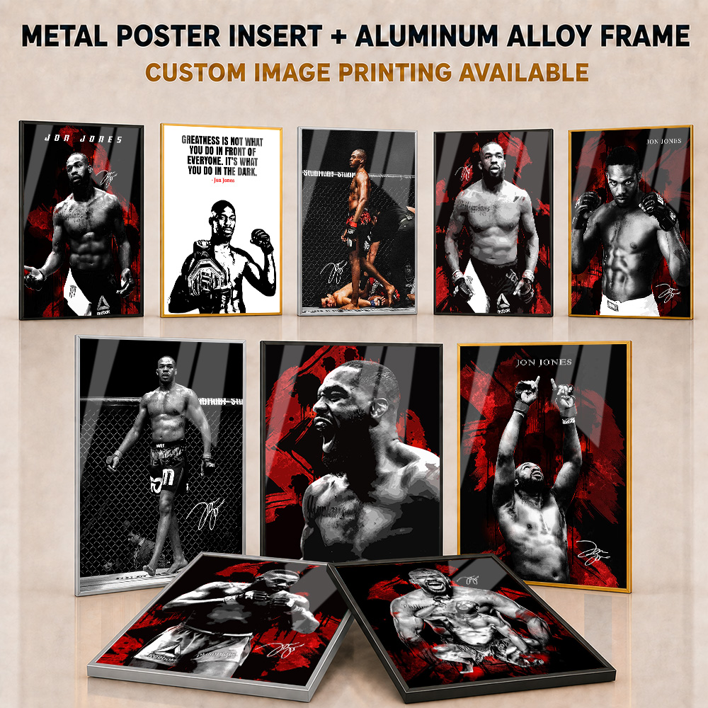 Jon Jones Framed Metal Print C - огляд і ціна Home Gym Yes Or No