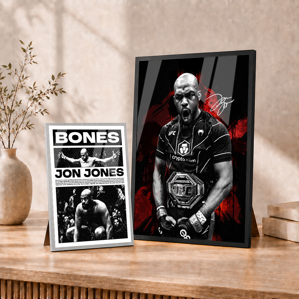 Jon Jones Framed Metal Print C - огляд і ціна Home Gym Yes Or No