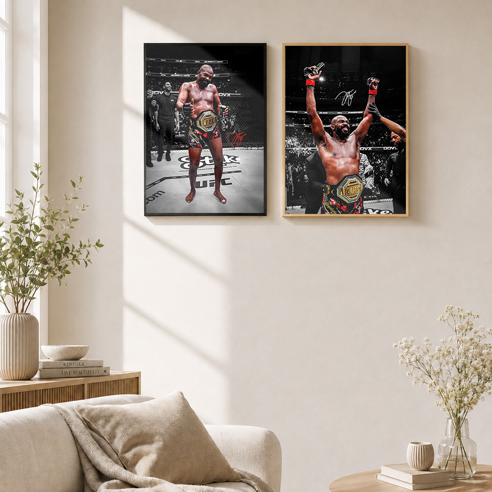 Jon Jones Framed Metal Print C - огляд і ціна Home Gym Yes Or No