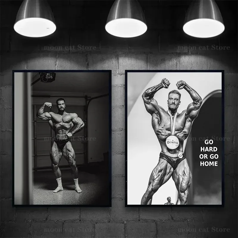 Canvas Painting Chris Bumstead - огляд і ціна Home Gym On Wall