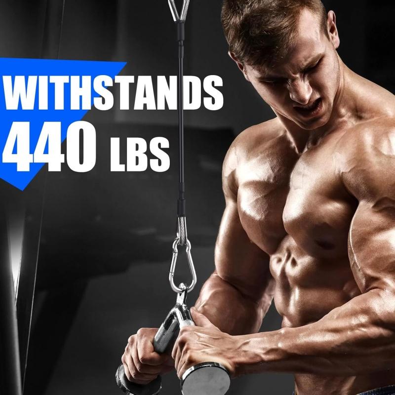 1/2Pcs Gym Cable Extension Com - огляд і ціна Home Gym Lat Pulldown Machine