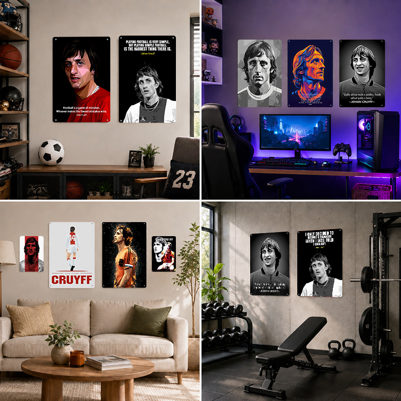 Johan Cruyff Printed Posters C - огляд і ціна Home Gym Yes Or No