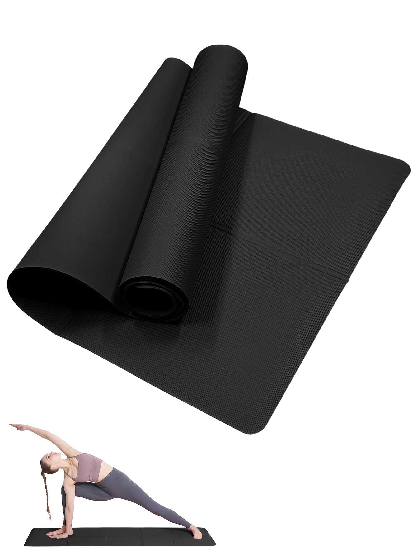 Foldable Yoga Mat Black Eco Fr - огляд і ціна Home Gym Yoga Mat