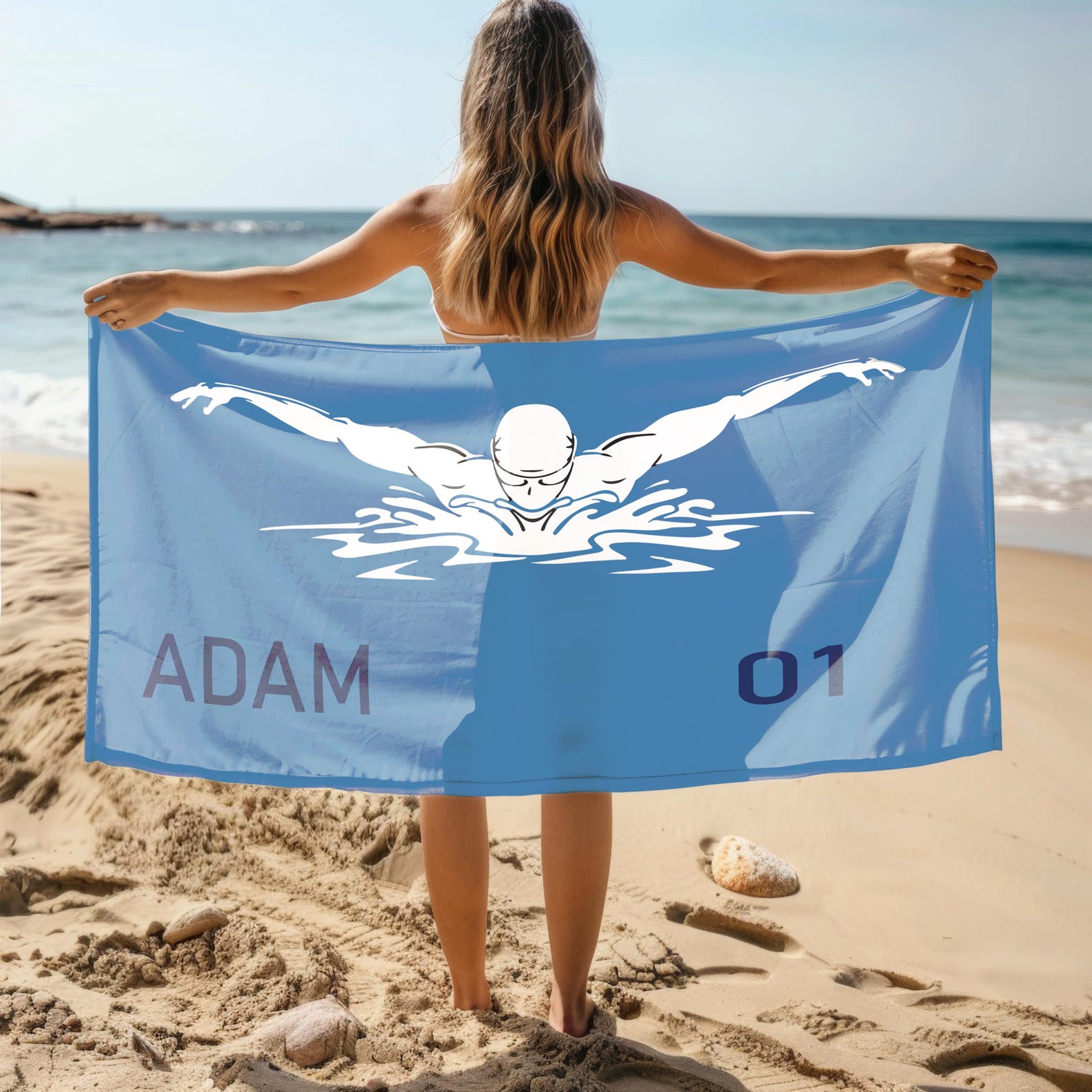 Swim Team Summer Beach Towel G - огляд і ціна Sauna Home Gym