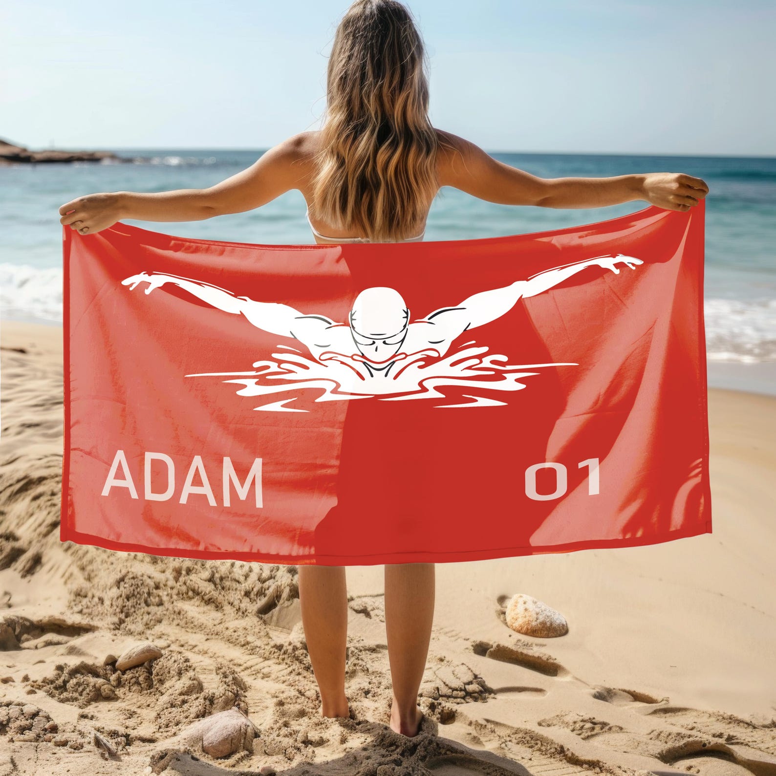 Swim Team Summer Beach Towel G - огляд і ціна Sauna Home Gym