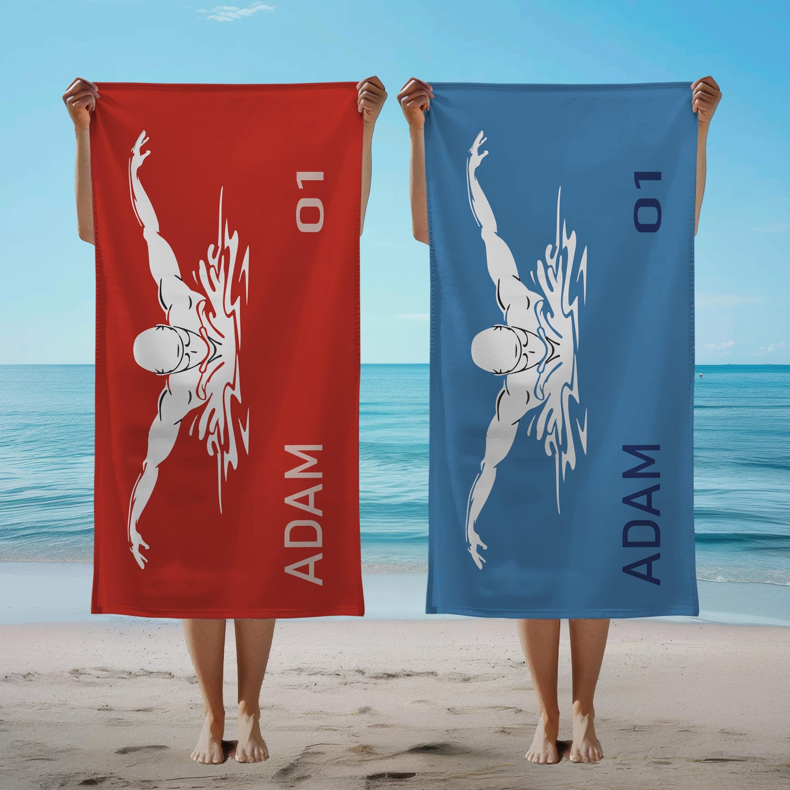 Swim Team Summer Beach Towel G - огляд і ціна Sauna Home Gym
