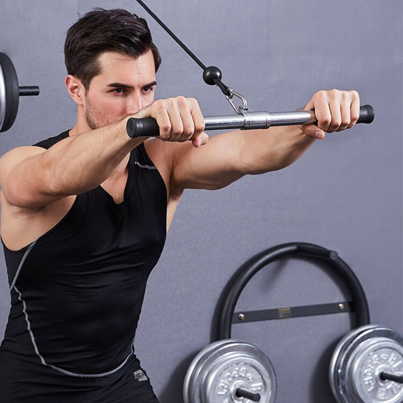 Pulley Cable Machine Lat Pull  - огляд і ціна Home Gym Lat Pulldown Machine