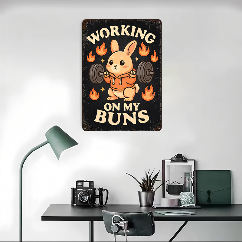 Working On My Buns – Cute Gym  - огляд і ціна Home Gym On Wall