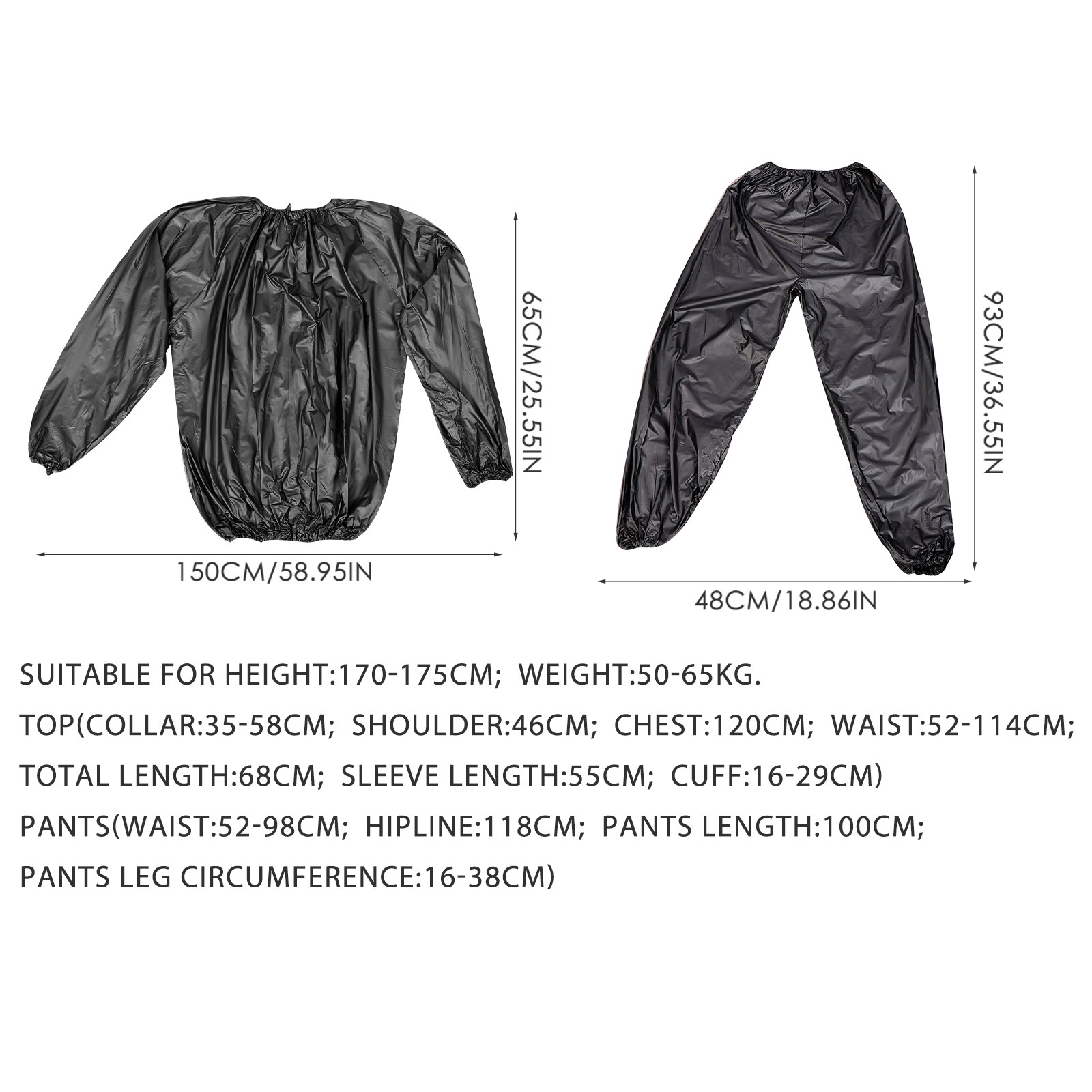 1Set Sauna Suit Sweat Top and  - огляд і ціна Sauna Home Gym