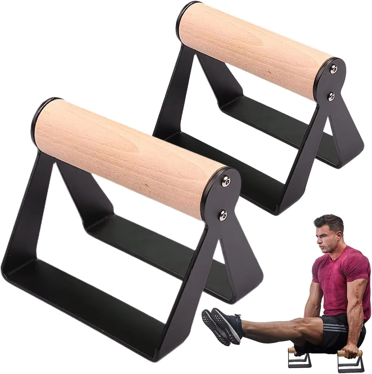 Home Gym Push‑Up Stand Solid M - огляд і ціна Home Gym Upper Body Workout