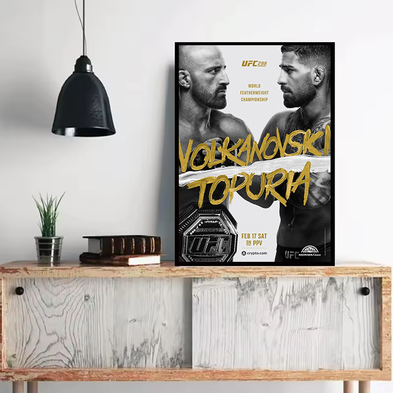 Championship Title Fight Poste - огляд і ціна Home Gym On Wall