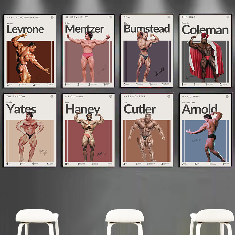 Motivation Bodybuilder Poster  - огляд і ціна Home Gym On Wall