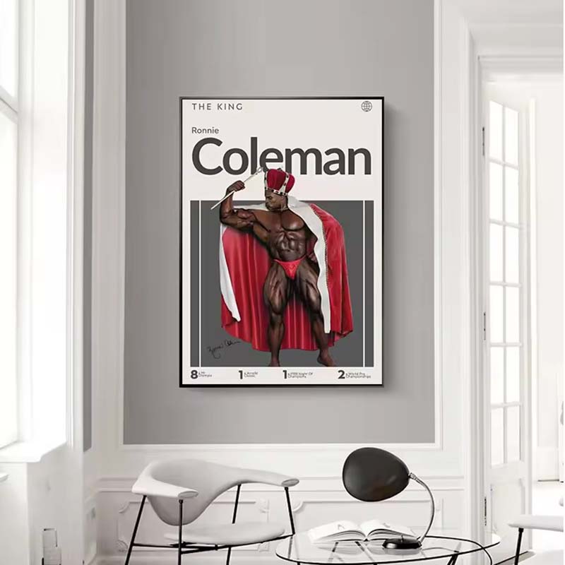 Motivation Bodybuilder Poster  - огляд і ціна Home Gym On Wall