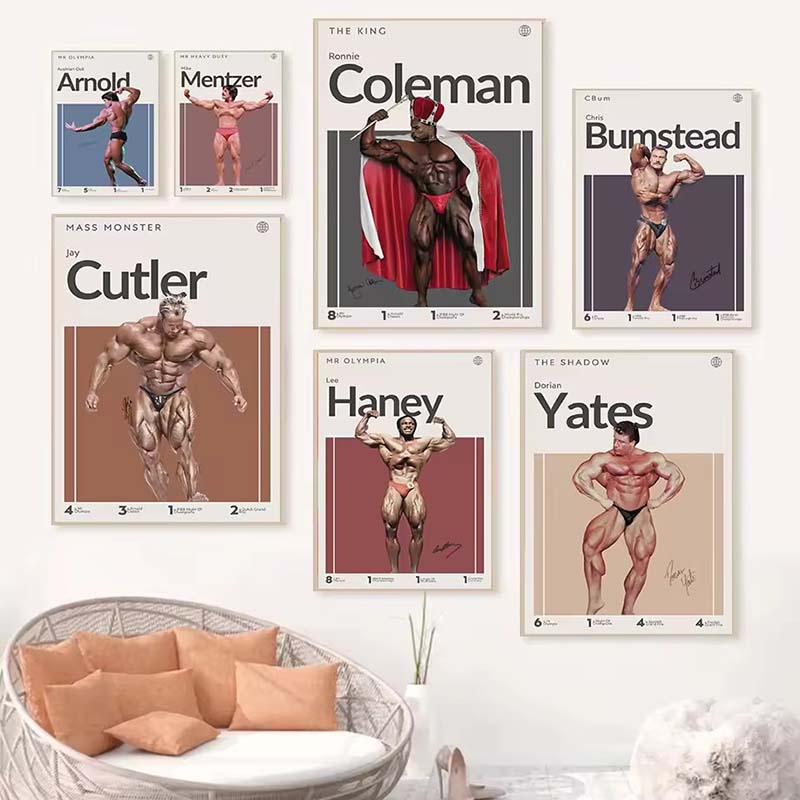 Motivation Bodybuilder Poster  - огляд і ціна Home Gym On Wall