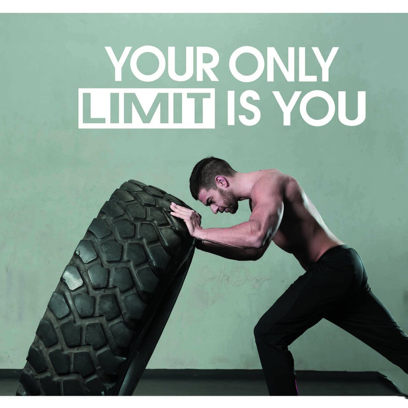 Your only limit is you - Wall  - огляд і ціна Home Gym On Wall