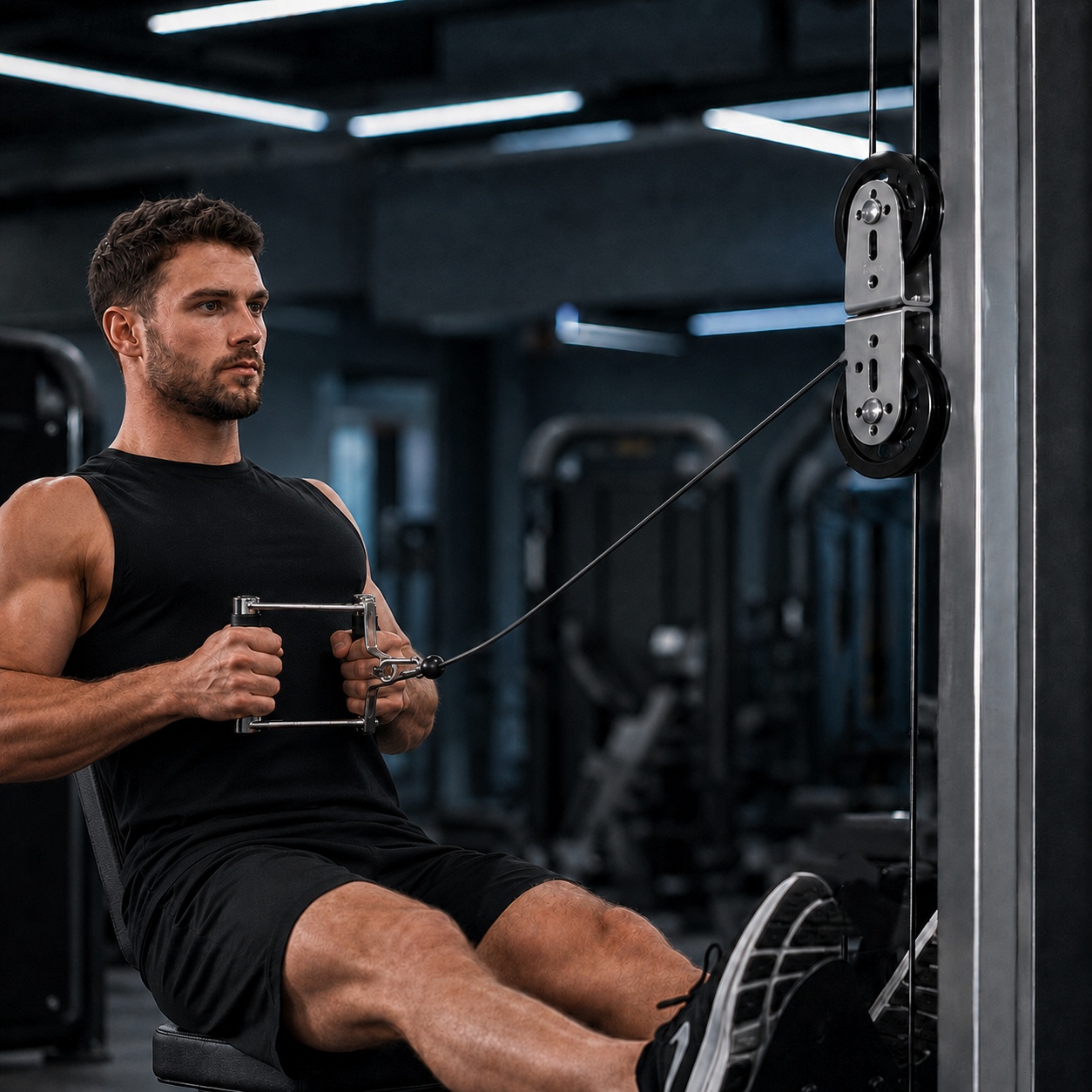 Heavy‑Duty Double Fitness Pull - огляд і ціна Home Gym Lat Pulldown Machine